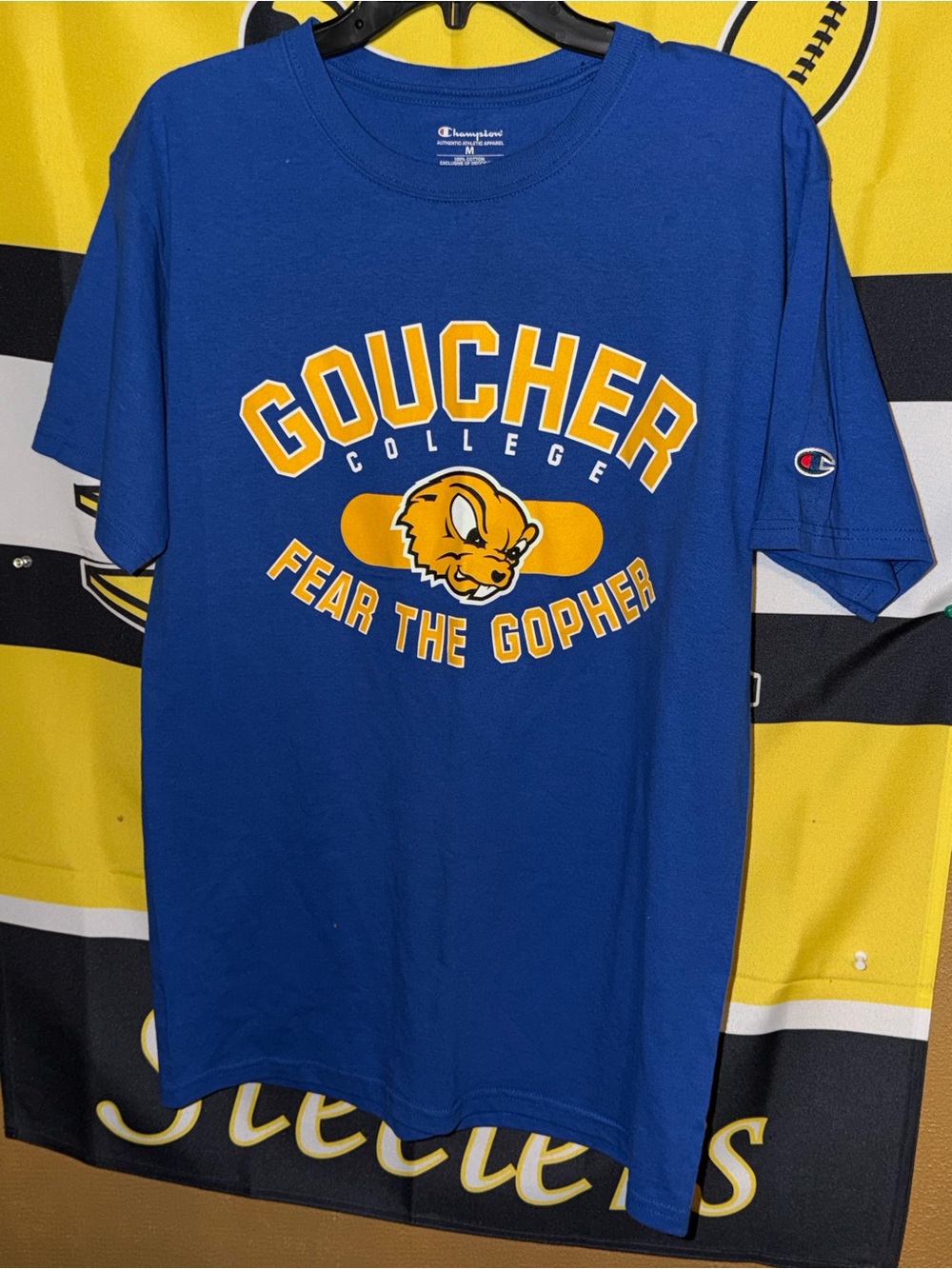 Champion NCAA Goucher Gophers College University Athletics Shirt Brand New WTGS.